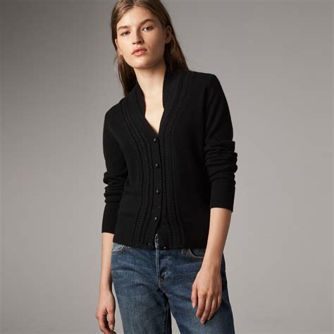 cashmere burberry cardigan